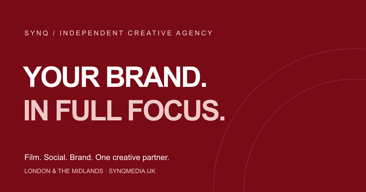 Synq | Creative Agency, Video & Social Content | London & Midlands
